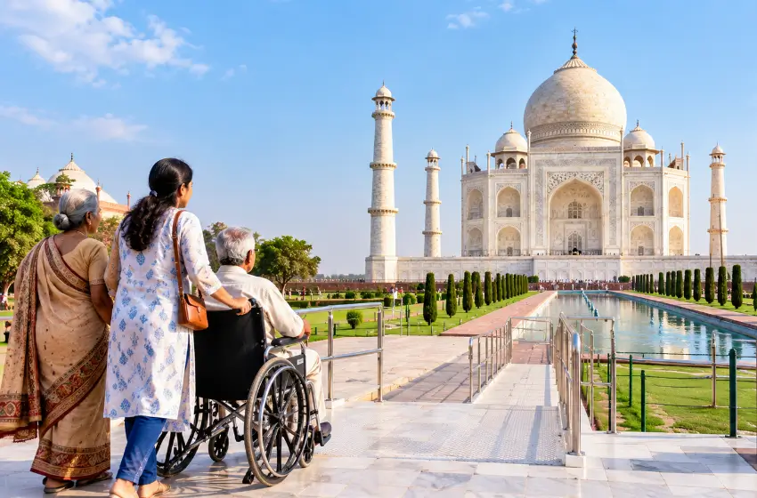 taj-mahal-visiting-elderly-parents-wheelchair